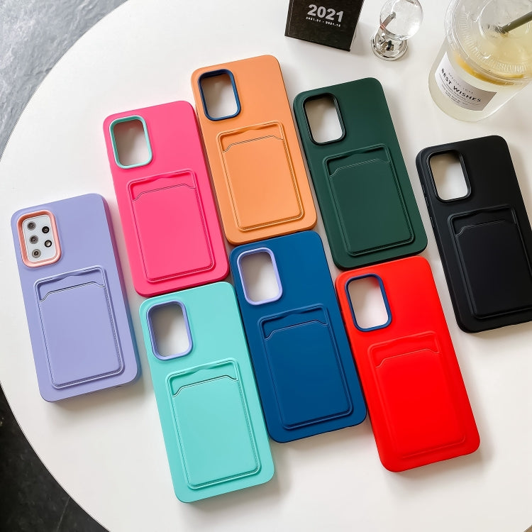 For Samsung Galaxy A72 5G / 4G Double Color Card Slot Phone Case