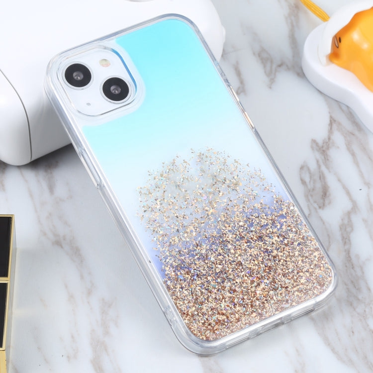 For iPhone 13 DFANS DESIGN Gradient Starlight Shining Phone Case