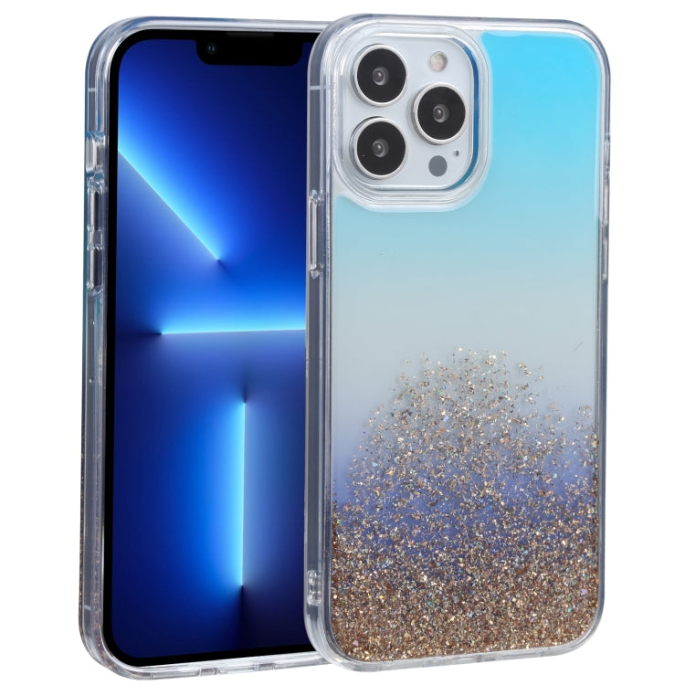 For iPhone 13 Pro DFANS DESIGN Gradient Starlight Shining Phone Case