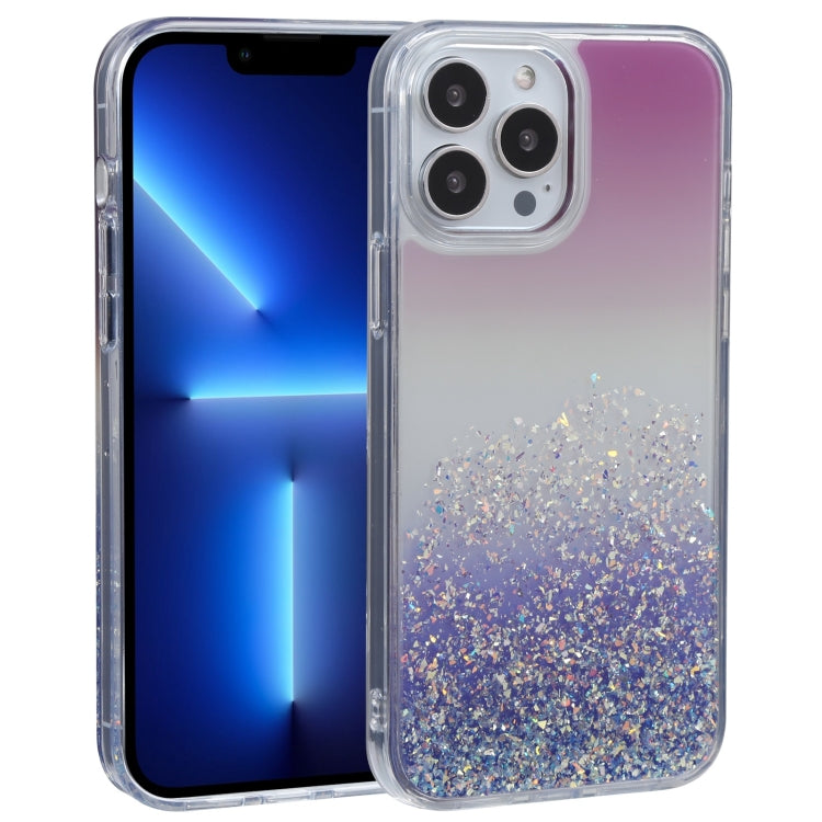 For iPhone 13 Pro DFANS DESIGN Gradient Starlight Shining Phone Case