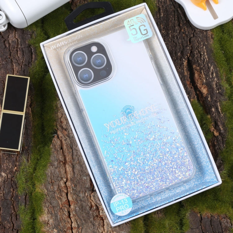 For iPhone 13 Pro DFANS DESIGN Gradient Starlight Shining Phone Case
