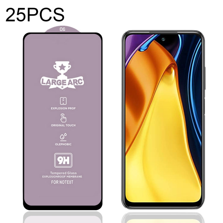25 PCS 9H HD Alumina Tempered Glass Film For Xiaomi Poco M3 Pro 5G