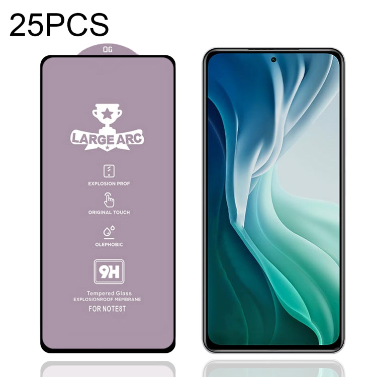 25 PCS 9H HD Alumina Tempered Glass Film For Xiaomi Mi 11X Pro