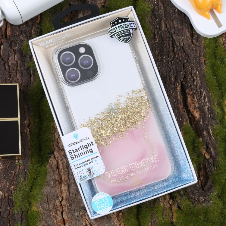 For iPhone 13 Pro DFANS DESIGN Dual-color Starlight Shining Phone Case
