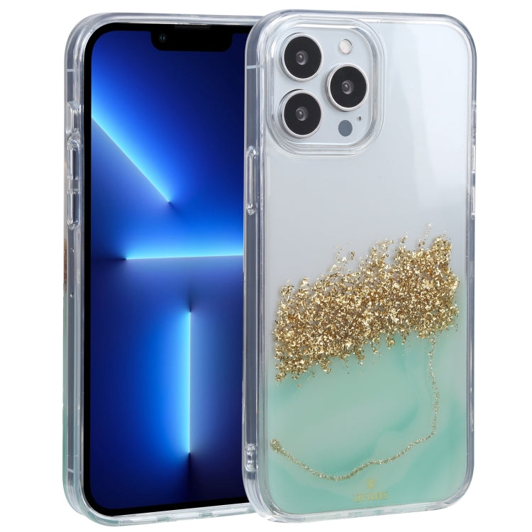 For iPhone 13 Pro DFANS DESIGN Dual-color Starlight Shining Phone Case