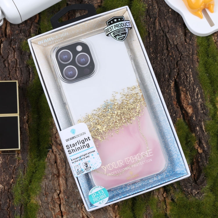 For iPhone 13 Pro Max DFANS DESIGN Dual-color Starlight Shining Phone Case