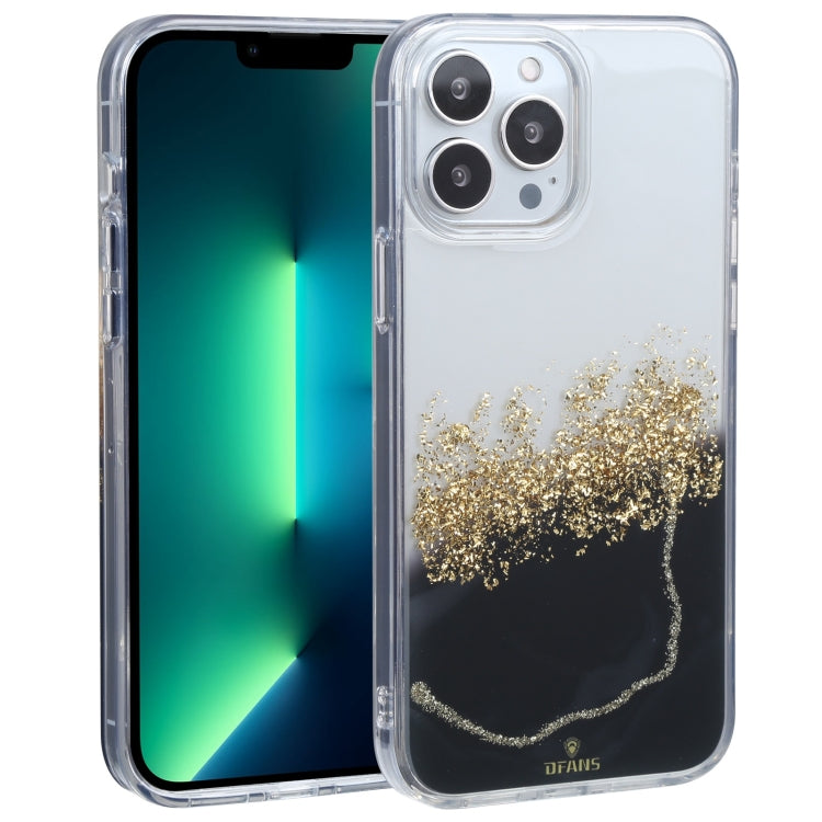 For iPhone 13 Pro Max DFANS DESIGN Dual-color Starlight Shining Phone Case