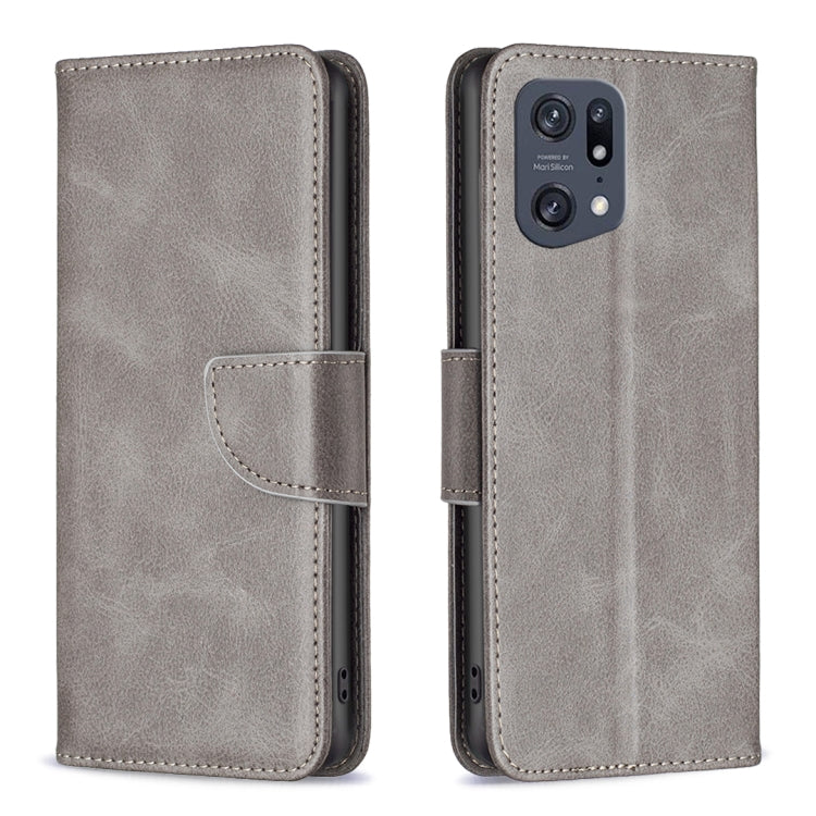 For OPPO Find X5 Pro Lambskin Texture Leather Phone Case