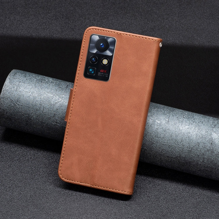 For Infinix Zero X Neo Lambskin Texture Leather Phone Case
