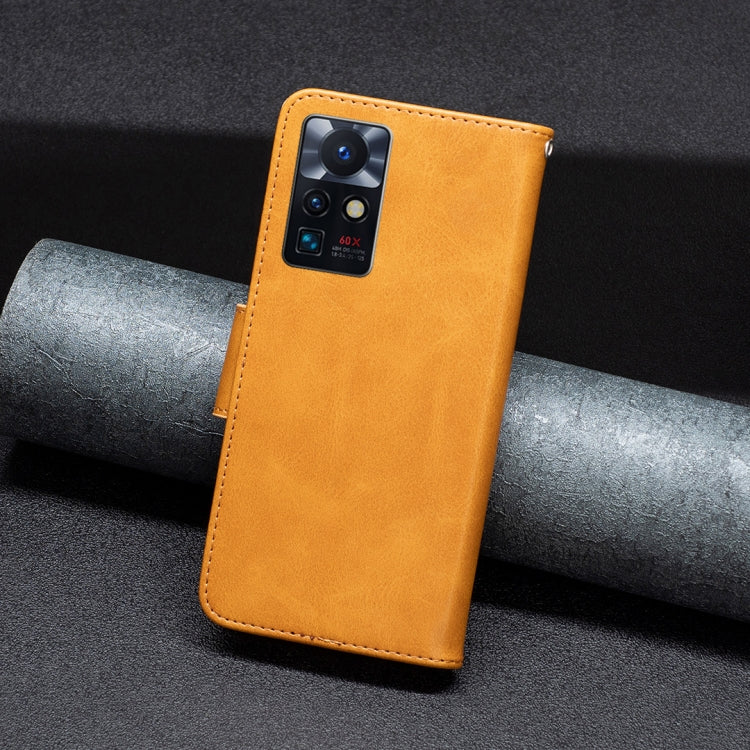 For Infinix Zero X Neo Lambskin Texture Leather Phone Case