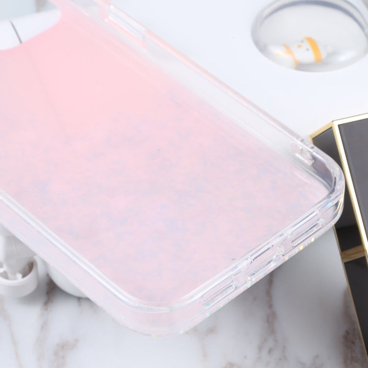 For iPhone 13 DFANS DESIGN Snowflake Starlight Shining Phone Case