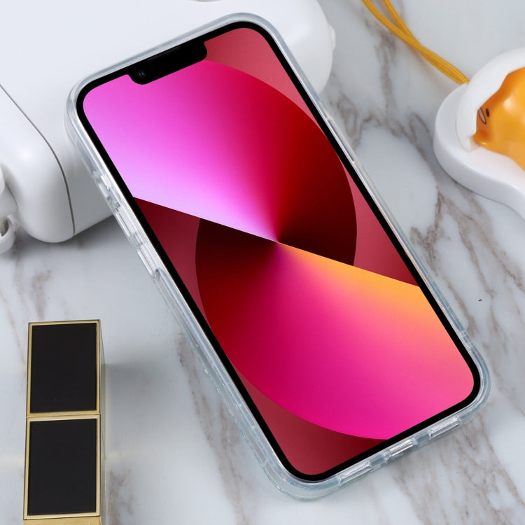 For iPhone 13 DFANS DESIGN Snowflake Starlight Shining Phone Case