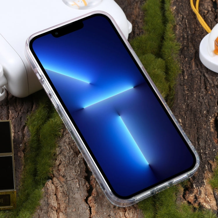 For iPhone 13 Pro DFANS DESIGN Snowflake Starlight Shining Phone Case