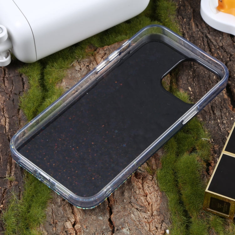 For iPhone 13 Pro DFANS DESIGN Snowflake Starlight Shining Phone Case