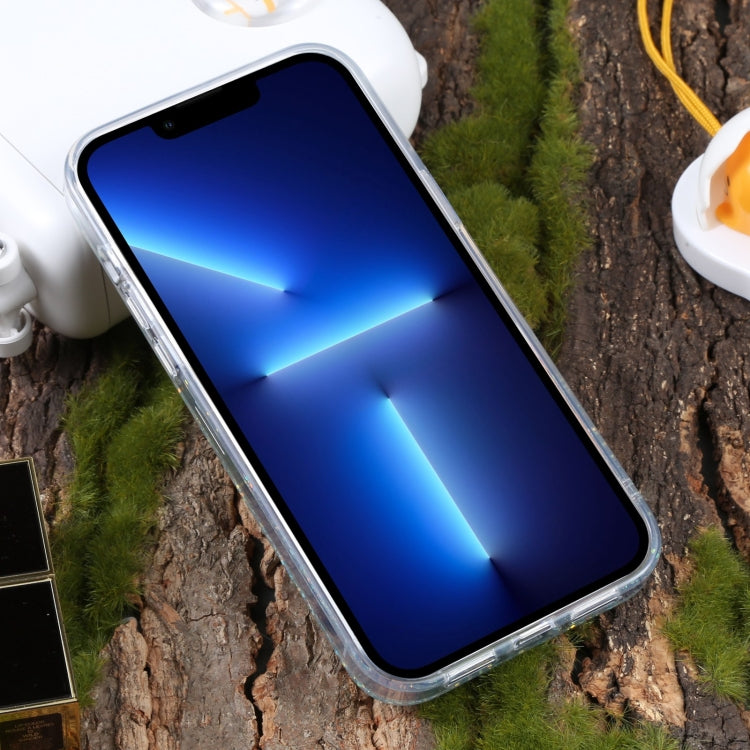 For iPhone 13 Pro DFANS DESIGN Snowflake Starlight Shining Phone Case