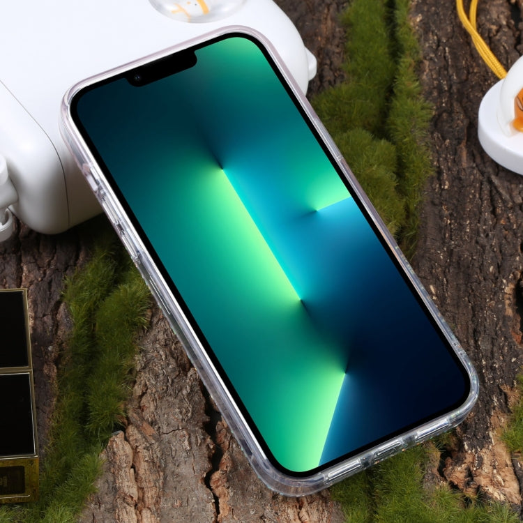 For iPhone 13 Pro Max DFANS DESIGN Snowflake Starlight Shining Phone Case