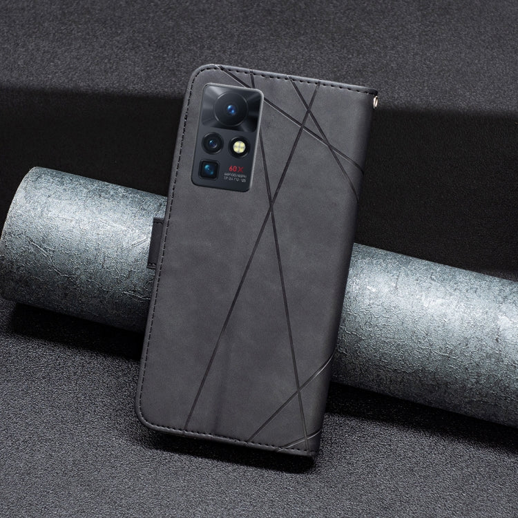 For Infinix Zero X / X Pro BF05 Magnetic Buckle Rhombus Texture Leather Phone Case