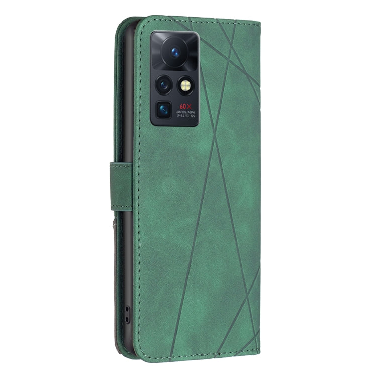 For Infinix Zero X / X Pro BF05 Magnetic Buckle Rhombus Texture Leather Phone Case