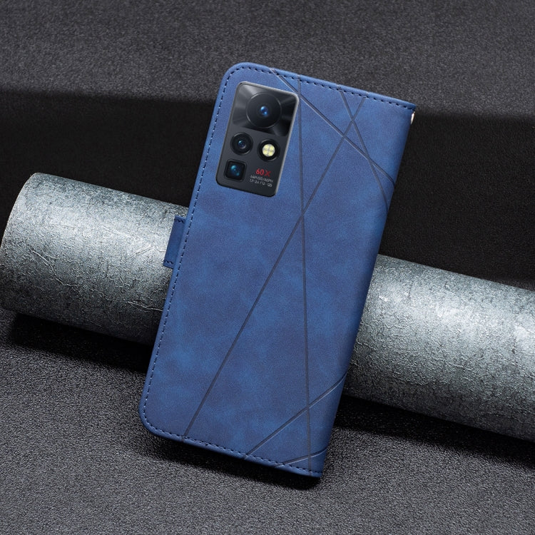 For Infinix Zero X / X Pro BF05 Magnetic Buckle Rhombus Texture Leather Phone Case