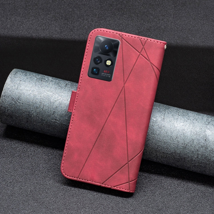 For Infinix Zero X / X Pro BF05 Magnetic Buckle Rhombus Texture Leather Phone Case