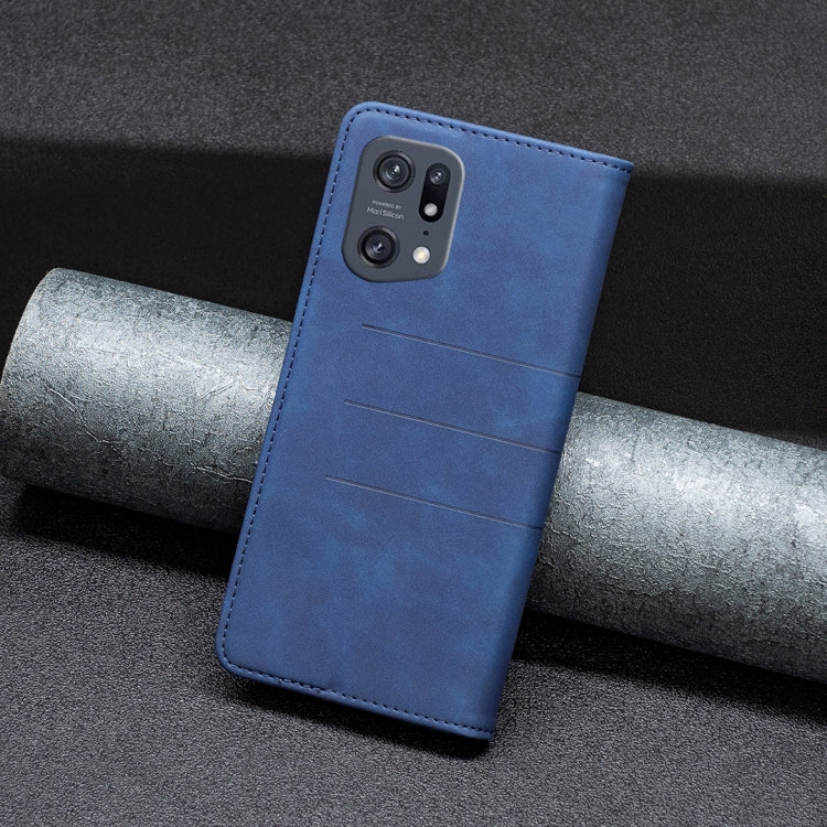 For OPPO Find X5 Pro Magnetic Splicing Leather Phone Case