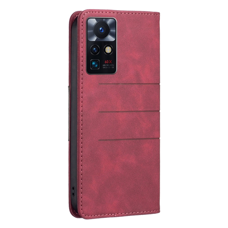 For Infinix Zero X Neo Magnetic Splicing Leather Phone Case