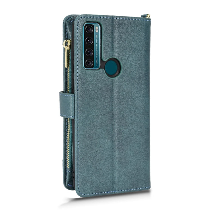 For TCL 20 SE Litchi Texture Zipper Leather Phone Case