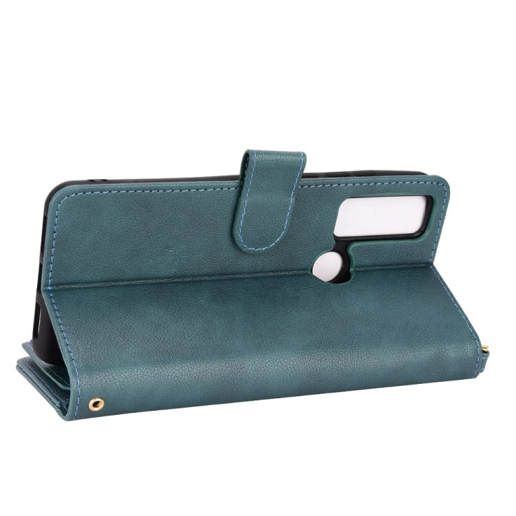 For TCL 20 SE Litchi Texture Zipper Leather Phone Case