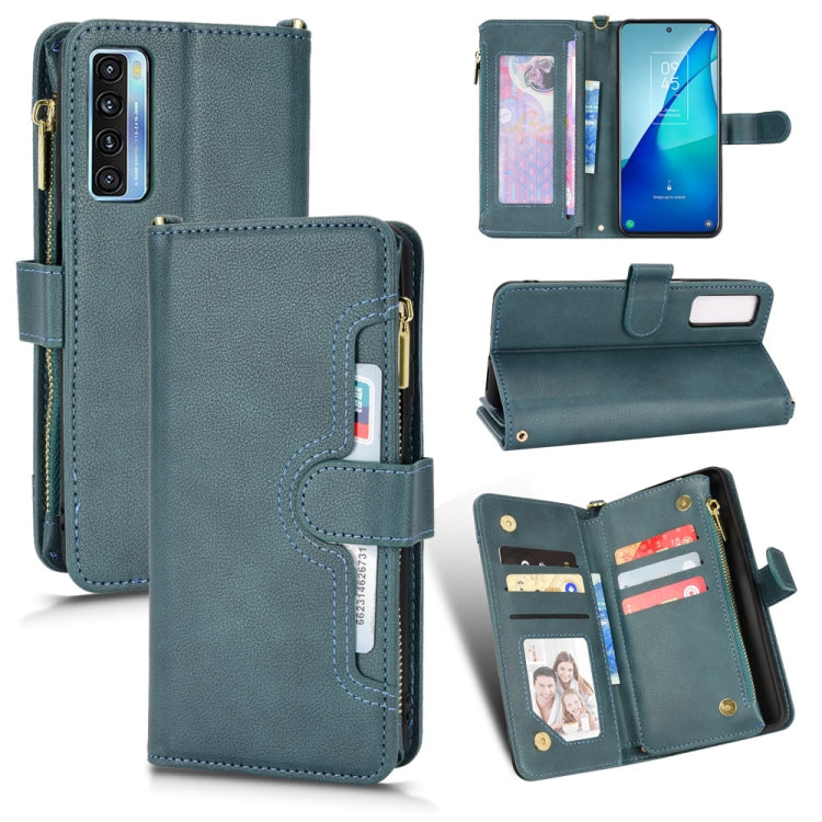 For TCL 20S / 20 5G / 20L Litchi Texture Zipper Leather Phone Case