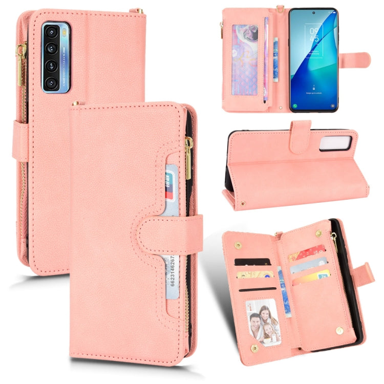 For TCL 20S / 20 5G / 20L Litchi Texture Zipper Leather Phone Case
