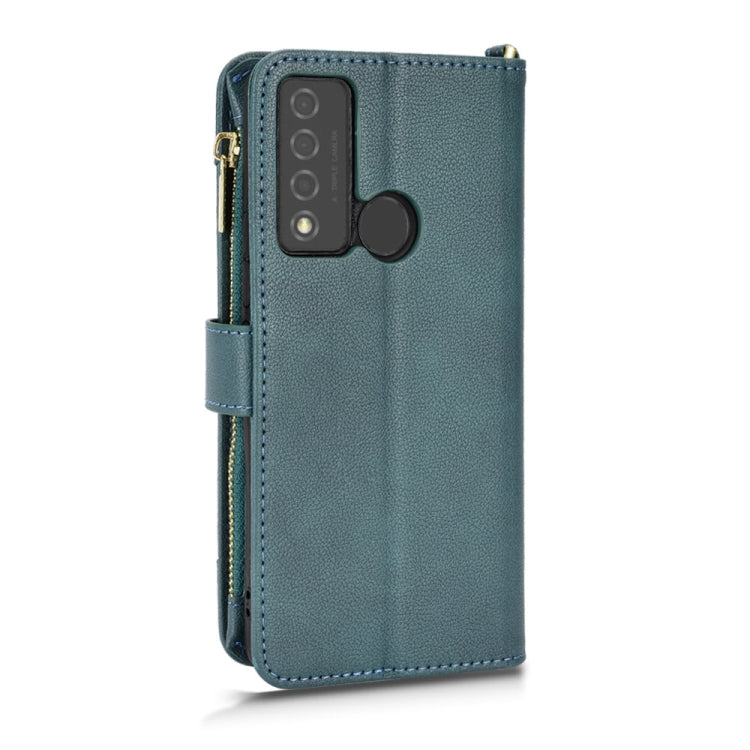 For TCL 20 XE Litchi Texture Zipper Leather Phone Case
