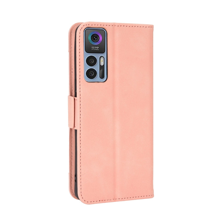For TCL 30 5G / 30+ Skin Feel Calf Texture Card Slots Leather Phone Case
