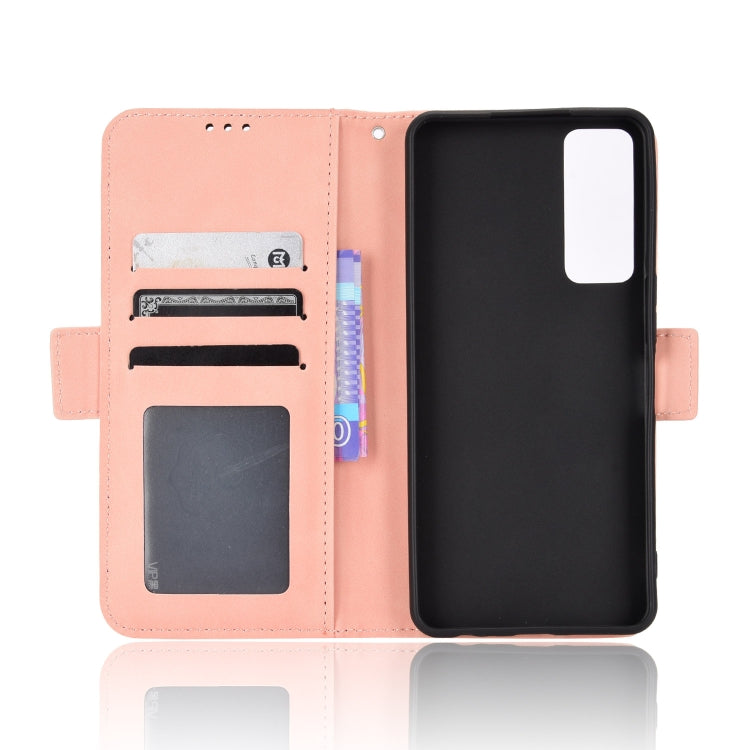 For TCL 30 5G / 30+ Skin Feel Calf Texture Card Slots Leather Phone Case