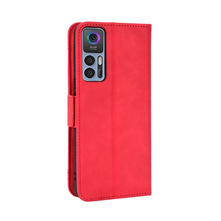 For TCL 30 5G / 30+ Skin Feel Calf Texture Card Slots Leather Phone Case