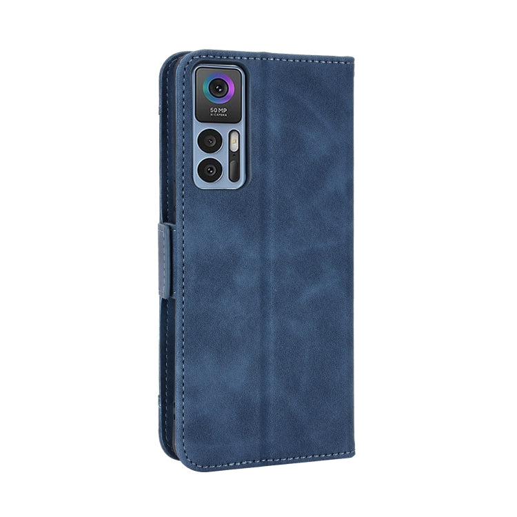 For TCL 30 5G / 30+ Skin Feel Calf Texture Card Slots Leather Phone Case