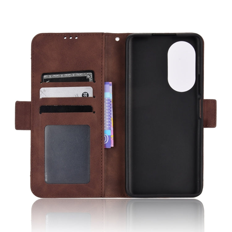 For Honor 50 SE / Huawei nova 9 SE Skin Feel Calf Texture Card Slots Leather Phone Case