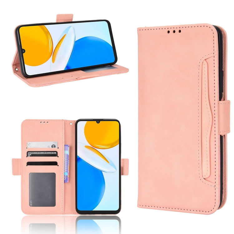 For Honor X7 Skin Feel Calf Texture Card Slots Leather Phone Case