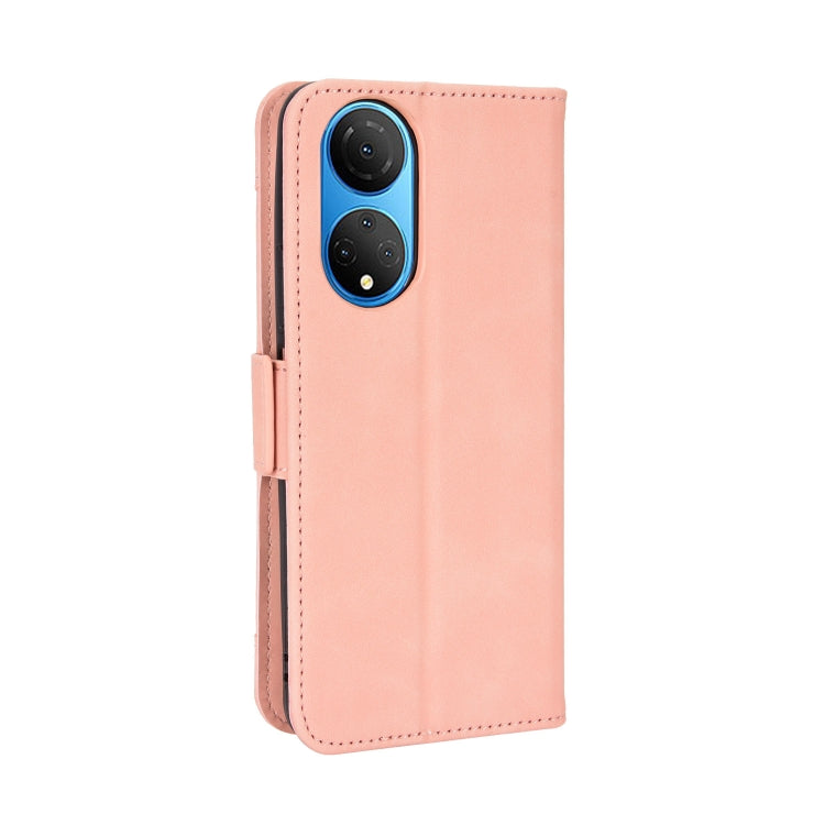 For Honor X7 Skin Feel Calf Texture Card Slots Leather Phone Case