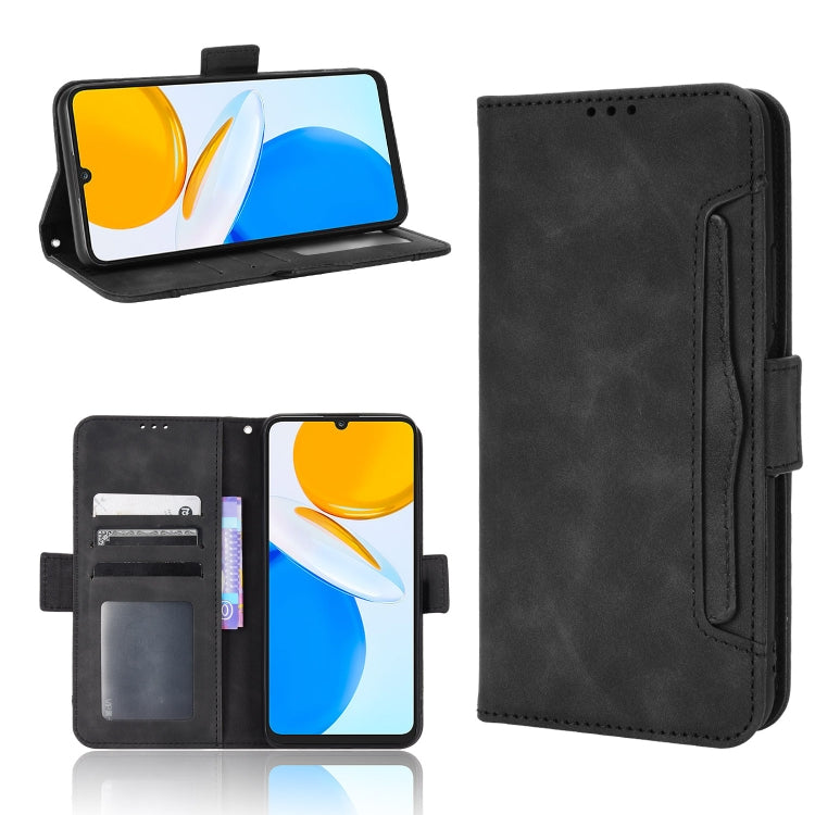 For Honor X7 Skin Feel Calf Texture Card Slots Leather Phone Case