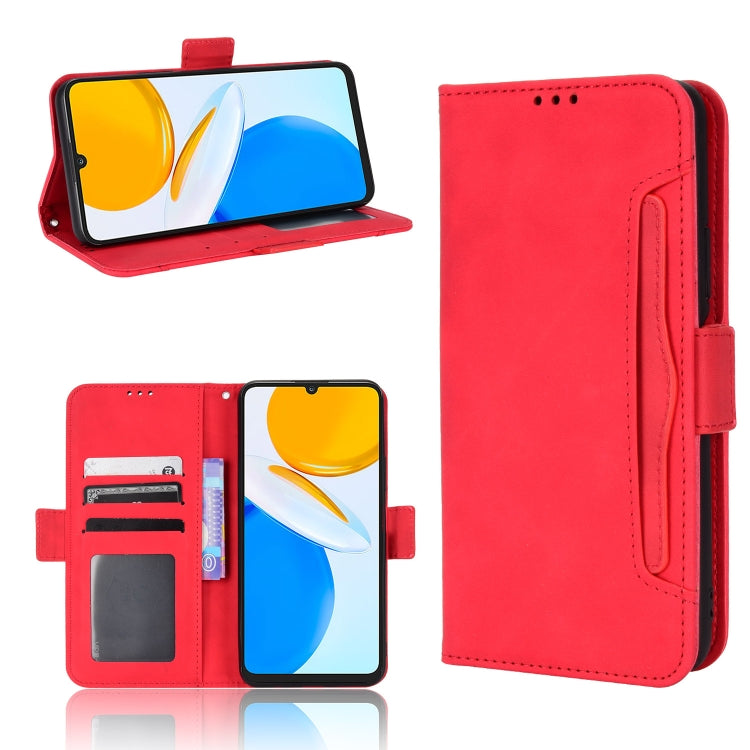 For Honor X7 Skin Feel Calf Texture Card Slots Leather Phone Case