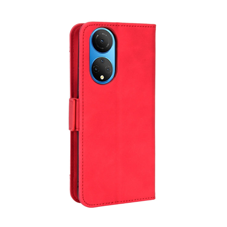 For Honor X7 Skin Feel Calf Texture Card Slots Leather Phone Case