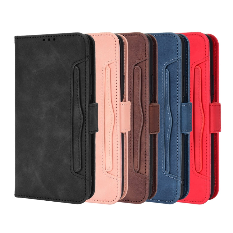 For Honor X7 Skin Feel Calf Texture Card Slots Leather Phone Case