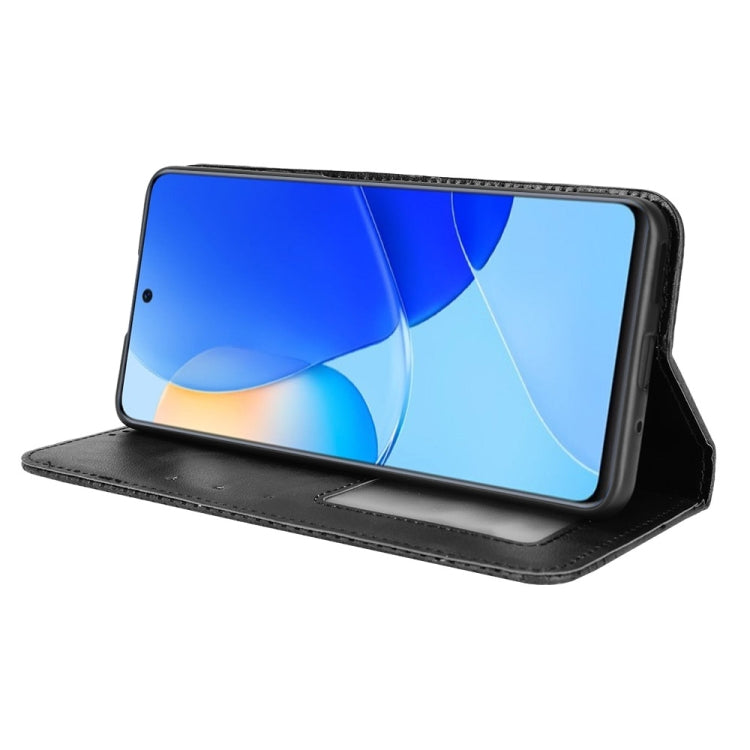 For Honor 50 SE / Huawei nova 9 SE Magnetic Buckle Retro Texture Leather Phone Case