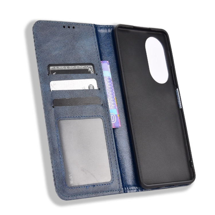 For Honor 50 SE / Huawei nova 9 SE Magnetic Buckle Retro Texture Leather Phone Case