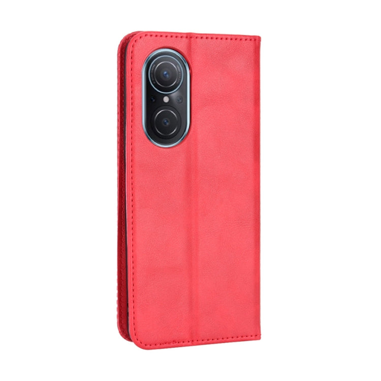For Honor 50 SE / Huawei nova 9 SE Magnetic Buckle Retro Texture Leather Phone Case