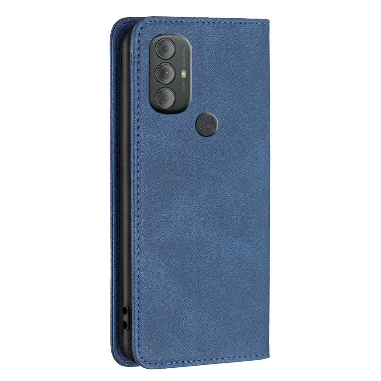 For Motorola Moto G Power 2022 Magnetic RFID Blocking Anti-Theft Leather Phone Case