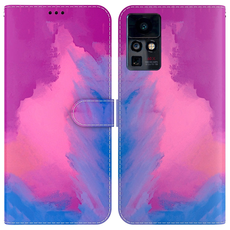 For Infinix Zero X Neo / X6810 Watercolor Pattern Flip Leather Phone Case