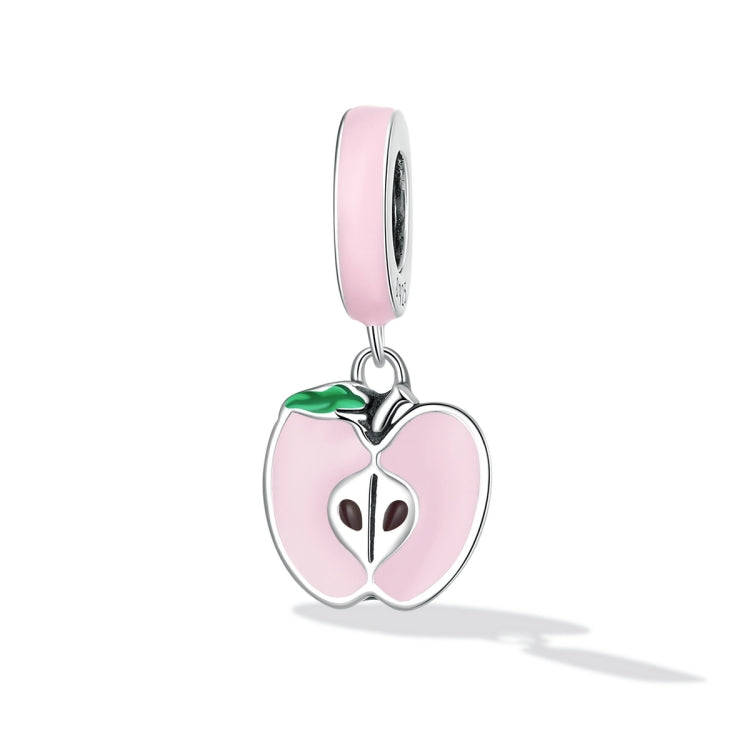 S925 Sterling Silver Little Apple Pendant DIY Bracelet Necklace Accessories