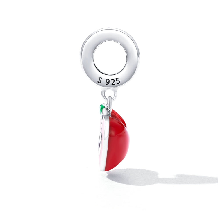 S925 Sterling Silver Little Apple Pendant DIY Bracelet Necklace Accessories