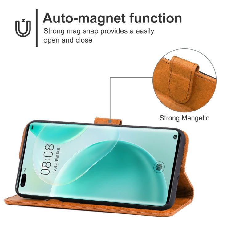 For Huawei nova 8 Pro Leather Phone Case